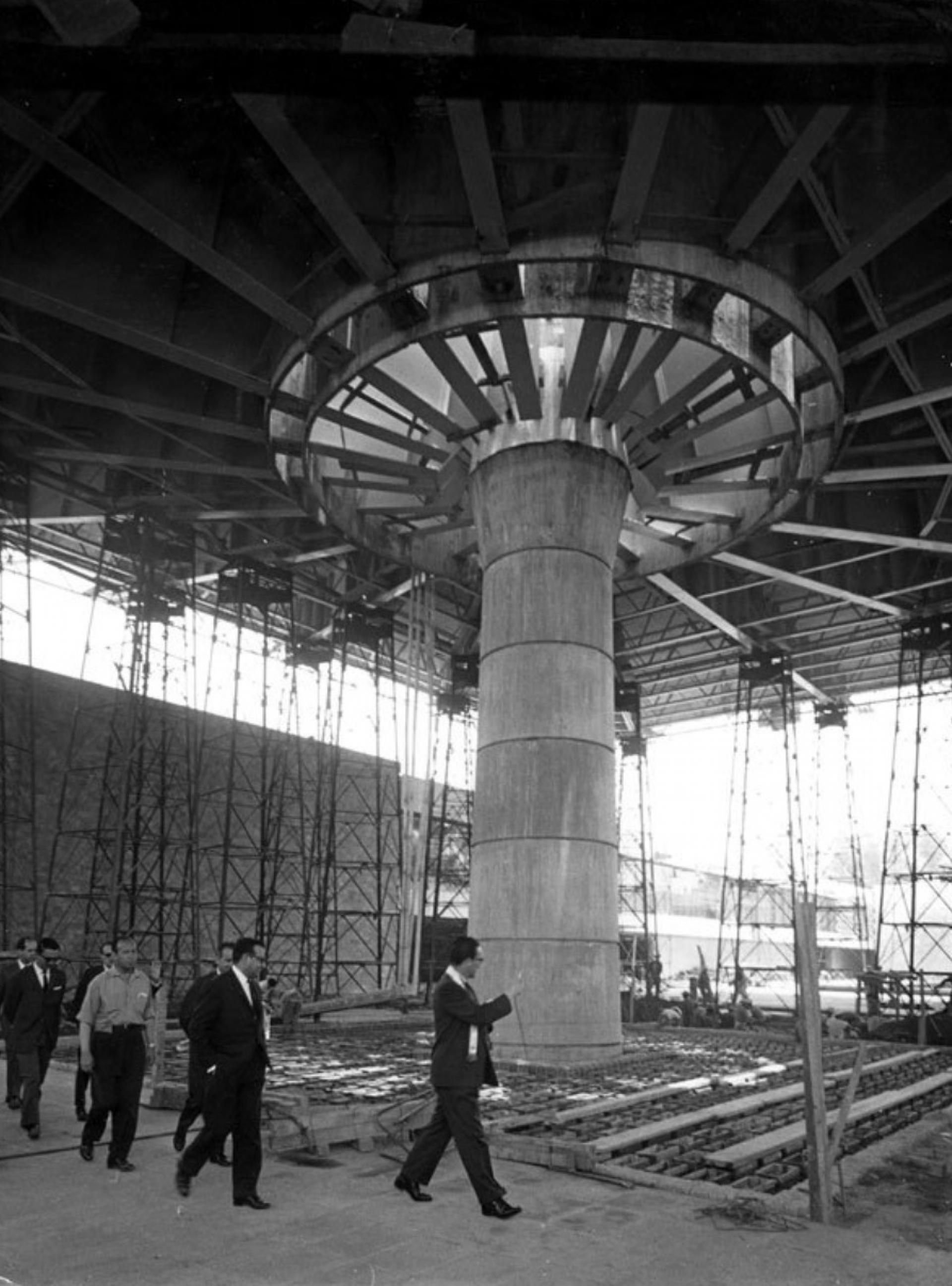 National Anthropology Museum under construction. | Photo Courtesy of Una Vida Moderna